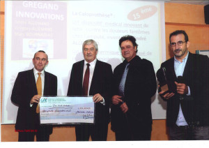 Remise du chèque au lauréat 2013